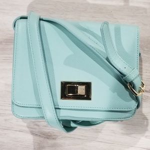 Forever 21 light blue crossbody bag